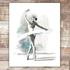 Ballerina Art Print - 8x10 - Dream Big Printables