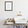 Bathroom Decor Wash Your Hands Art Print - 8x10 - Dream Big Printables