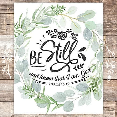 Be Still And Know That I Am God Art Print - 8x10 - Dream Big Printables