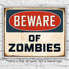 Beware of Zombies Wall Art Print - Unframed - 8x10 | Halloween Decor - Dream Big Printables