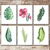 Botanical Prints Wall Art - Tropical Leaves Wall Decor Art Prints - (Set of 6) - 8x10s - Dream Big Printables