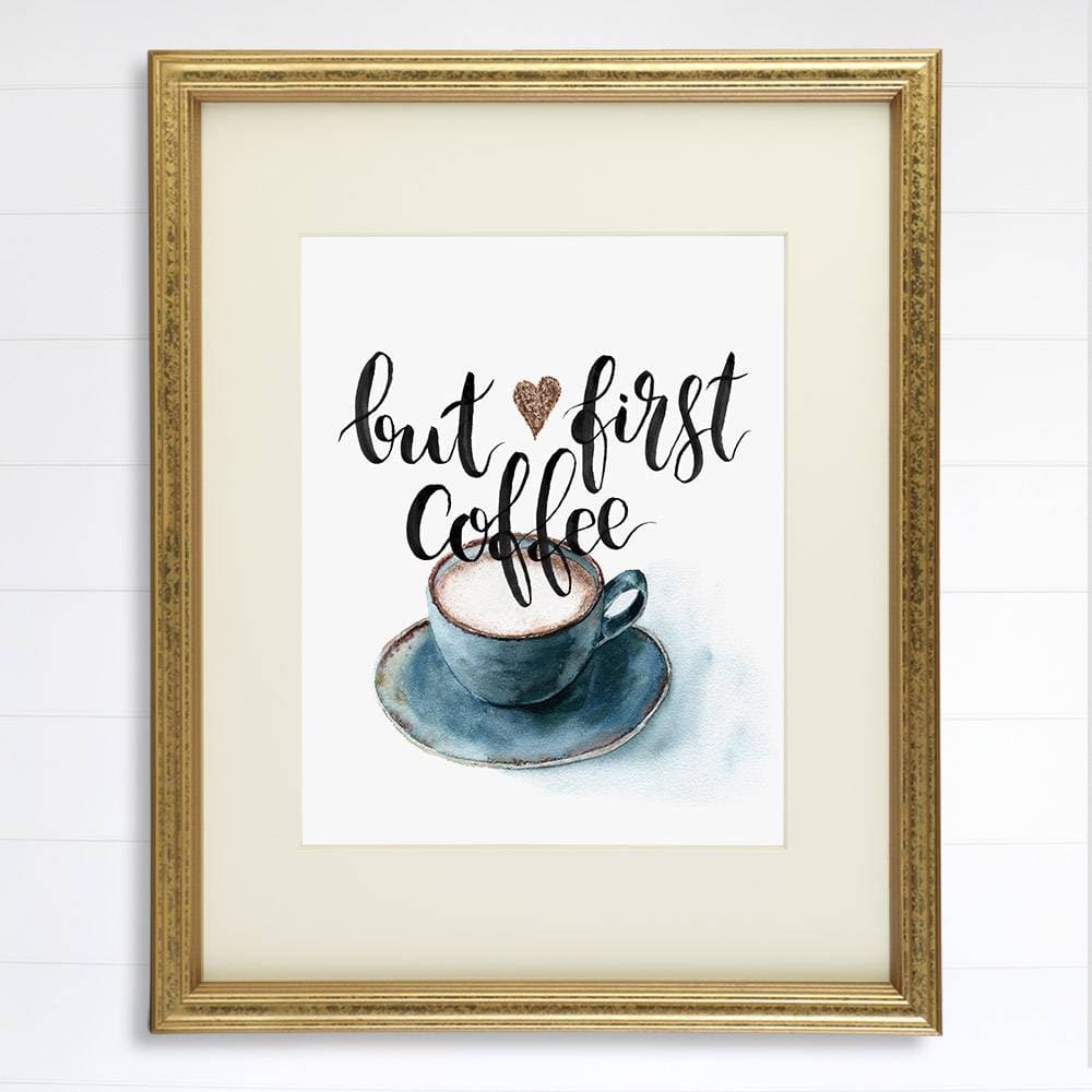 coffee-themed-wall-art-decor-but-first-coffee-prints-dream-big-printables for But First Coffee Free Printable Coffee Themed Wall Art Decor | But First Coffee Prints | | Dream Big Printables for But First Coffee Free Printable