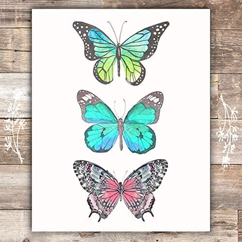 Butterfly Study Art Print - Unframed - 8x10 - Dream Big Printables