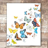 Butterfly Wall Art Print - Unframed - 8x10 - Dream Big Printables