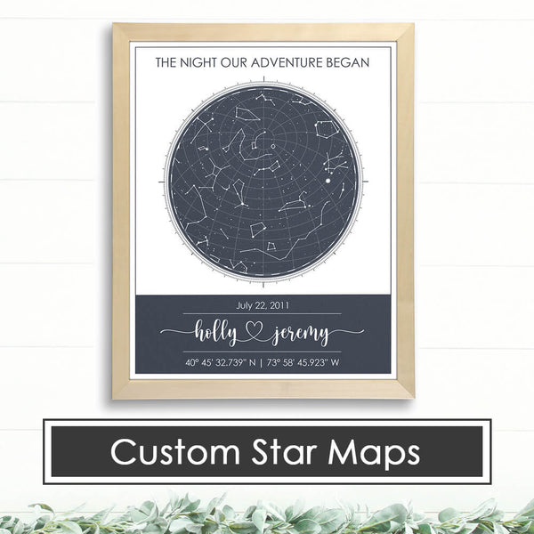 Custom Star Map - Dream Big Printables