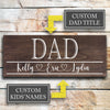 Dad - Custom Father's Day Sign - Dream Big Printables