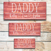 Daddy - Custom Father's Day Sign - Dream Big Printables