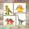 Dinosaur Bedroom Art Prints (Set of 4) - Unframed - 11x14s - Dream Big Printables