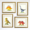 Dinosaur Bedroom Decor Wall Art Prints (Set of 4) - 8x10s - Dream Big Printables