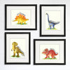 Dinosaur Bedroom Decor Wall Art Prints (Set of 4) - 8x10s - Dream Big Printables