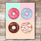 Donut Wall Art Print - Unframed - 8x10 | Kitchen Wall Decor - Dream Big Printables