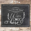 Excuse The Mess We Live Here - Chalkboard - Art Print - Unframed - 8x10 - Dream Big Printables