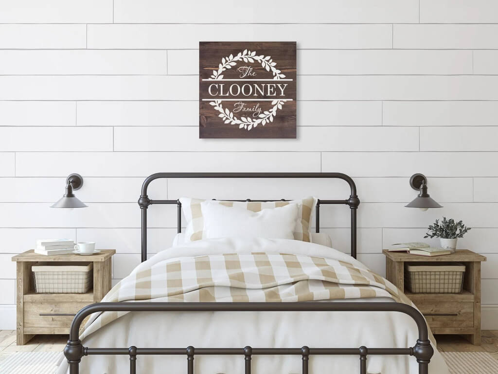 Family Name Wood Sign - Dream Big Printables