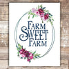 Farm Sweet Farm Art Print - Unframed - 8x10s - Dream Big Printables