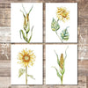 Farmhouse Decor Art Prints (Set of 4) - Unframed - 8x10s | Sunflower and Corn - Dream Big Printables