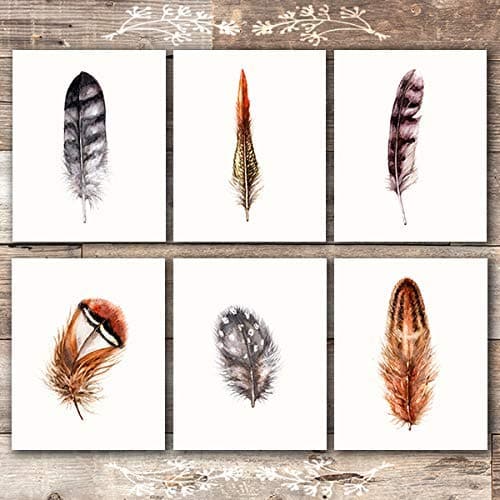 Feather Art Prints (Set of 6) - Dream Big Printables