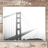 Golden Gate Bridge Vintage Photograph Art Print - Unframed - 8x10 - Dream Big Printables