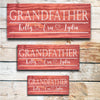 Grand Father - Custom Father's Day Sign - Dream Big Printables