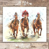 Horse Racing Wall Art Print - 8x10 | Horse Decor - Dream Big Printables