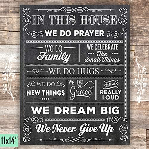 House Of Prayer Art Print - Unframed - 11x14 - Dream Big Printables