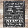 House of Prayer Art Print - Unframed - 8x10 - Dream Big Printables