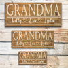 Grandma | Grandma Mother's Day Gift | Personalized Mother's Day Gift | Gift for Grandma | Custom Wood Sign | Fast Shipping & Ready to Hang!