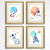 Kids Space Decor Art Prints (Set of 4) - 8x10s - Dream Big Printables