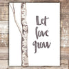 Let Love Grow Heart Tree Art Print - Unframed - 8x10 - Dream Big Printables