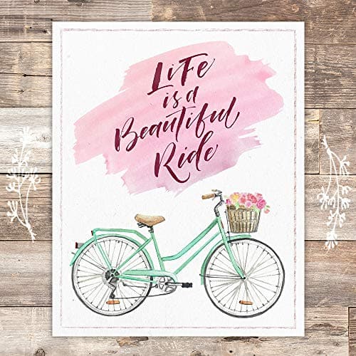 Life Is A Beautiful Ride Art Print - Unframed - 8x10 - Dream Big Printables