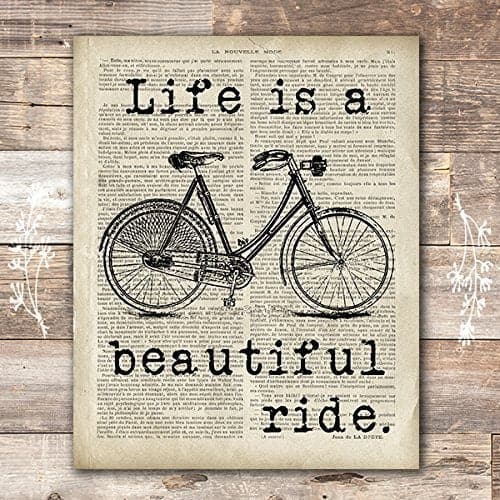 Life Is A Beautiful Ride Art Print - Unframed - 8x10 - Dream Big Printables