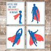 Little Boys are Superheroes (Set of 4) - Unframed - 8x10s - Dream Big Printables