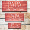 Papa - Custom Father's Day Sign - Dream Big Printables