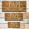 Papi - Custom Father's Day Sign - Dream Big Printables