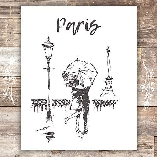 Paris Wall Art Print - 8x10 | Eiffel Tower Decor - Dream Big Printables