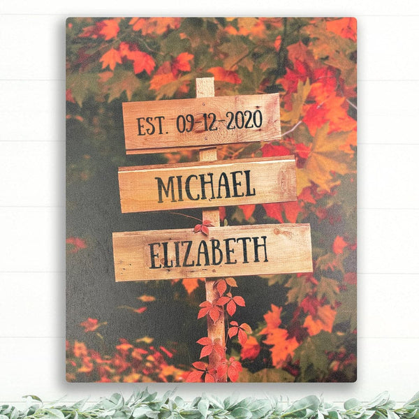 Personalized Names on Rustic Signs - Nature - 16x20 - Dream Big Printables
