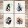Pine Cones Art Prints (Set of 4) - Unframed - 8x10s - Dream Big Printables