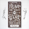 Please Flush the Toilet - Dream Big Printables