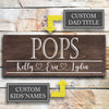 Pops - Custom Father's Day Sign - Dream Big Printables