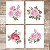 Roses Art Prints (Set of 4) - Unframed - 8x10s | Botanical Prints Wall Art - Dream Big Printables