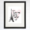 Take Me to Paris Wall Art - Dream Big Printables