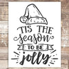 Tis The Season To Be Jolly Christmas Art Print - Unframed - 8x10 - Dream Big Printables