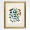 Vintage Butterfly Wall Art Print - 8x10 | Botanical Wall Decor - Dream Big Printables
