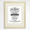 Wash Your Hands and Say Your Prayers Art Print - 8x10 - Dream Big Printables