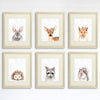 Woodland Animals Nursery Wall Art Prints (Set of 6) - 8x10s - Dream Big Printables