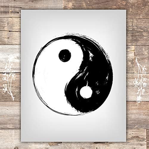 Yin Yang Wall Art Print - 8x10 - Dream Big Printables